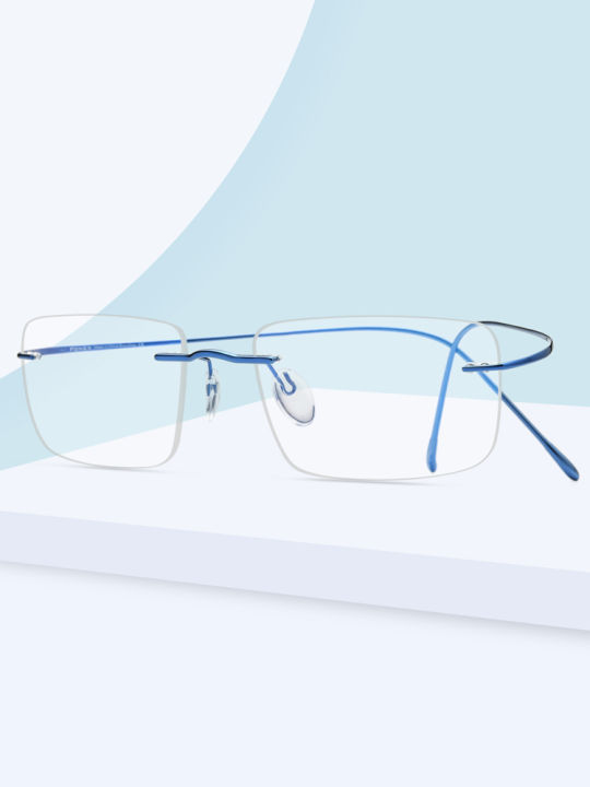 Rimless hingeless cheap titanium eyeglass frames