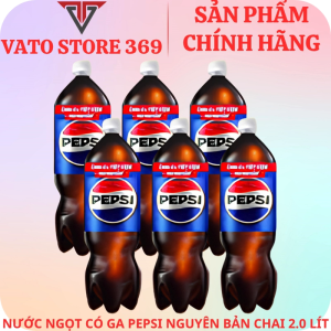 Nước ngọt có ga PEPSI cola nguyên bản chai 2 lít