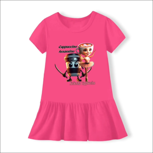 Dress Anak Perempuan Terbaru MOTIF Ballerina & Assassino Untuk Usia 1-8 Thn Daster Anak Kekinian