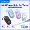 ORICO Portable Travel Power Strip Mini Socket with 2 USB Ports with 122cm Small Extension Cord【UK Plug】（AP3-2A2U1C-UK）. 