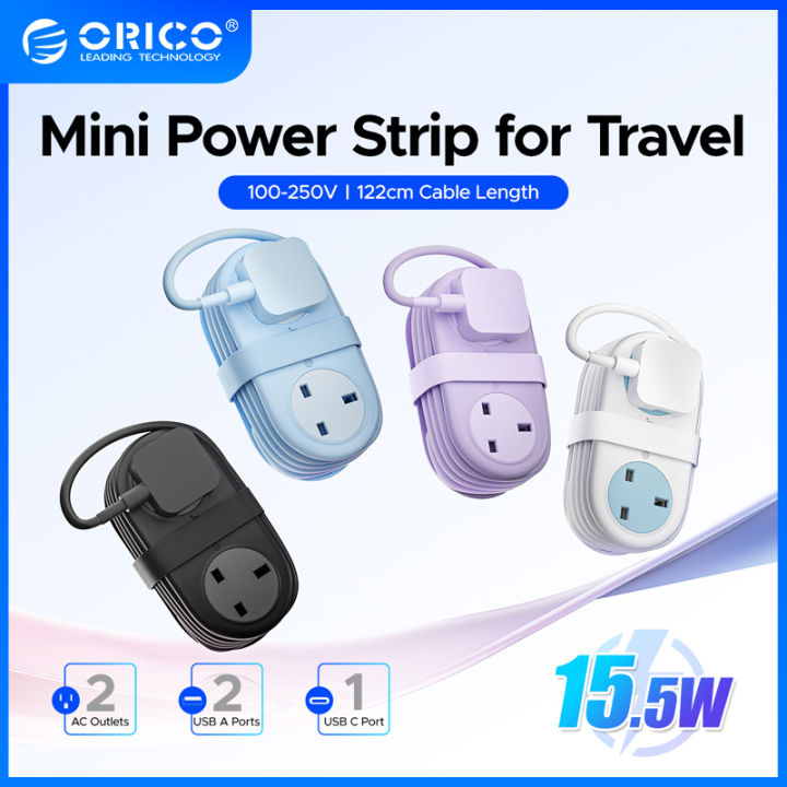 ORICO%20Portable%20Travel%20Power%20Strip%20Mini%20Socket%20with%202%20USB%20Ports%20with%20122cm%20Small%20Extension%20Cord%E3%80%90UK%20Plug%E3%80%91%EF%BC%88AP3-2A2U1C-UK%EF%BC%89%20-%20Image%202