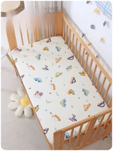 Pure Cotton Baby Bed Canopy Summer Childrens Patchwork Bedding Set Infant Bedding Cover Soft Fabric Toddler Bedding Accessories