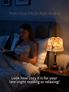 Song Dynasty Aesthetic Rechargeable Desk Lamp Retro Chinese Style Atmosphere Night Light Bedroom Bedside Decor Reading Lamp