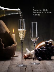 BOANG | Elegant Crystal Champagne Glasses Set