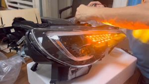 Toyota GT 86 / Subaru Brz 2013 to 2019 Vland Type Headlight / Head Light Assembly w/ DRL (Car Accessories)