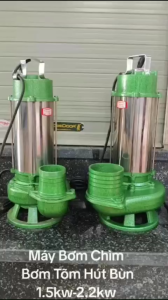 Máy bơm chì bơm tõm hút bùn công suất 1500w-2200w hàng dây đồngMáy bơm nước đa chức năng công suất lớn tiện dụng.