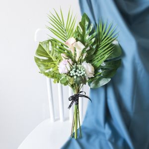 Cành lá rùa giả decor siêu đẹp siêu xinh 3 kích thước - Lá giả