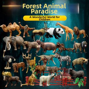 Educational Zoo Animal Model Toys 24 Pieces