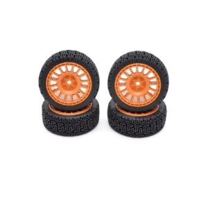 1/10 RC Rally Car Upgrade Parts 66mm Wheels Tires for RC Car Truck Drift On-Road Racing Car Tamiya TT02 Traxxas HSP HPI RedCat