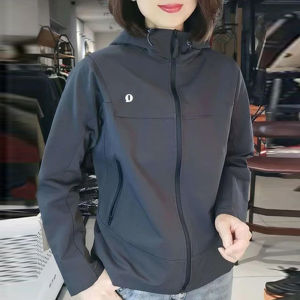 Shalldoer | European Station Spring Autumn New Style Slimming Hooded Zipper Jacket Women Casual Versatile Solid Color Top Fashionable Commute Wind