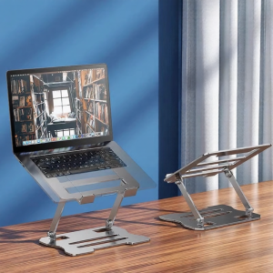 SENQIAOBU | 360 Degree Rotatable Laptop Stand with Heat Dissipation and Height Adjustment Metal Frame for Notebooks and Tablets