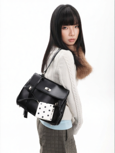 JANDRESS | Black High Capacity Multi-Use Small Backpack