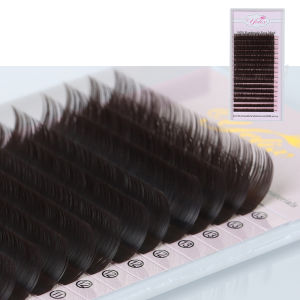 YELIX 0.07 C D False Eyelashes Dark Brown Individual Eyelash Extension Color Fake Eye Lashes Mink Eyelash Extension 100% Real