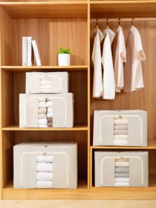 🚚Local Seller🚚Save Space Wardrobe Organizer/Foldable Storage Box with cover