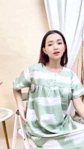 ANGGUN Daster Mutiara Dewasa ( Size L XXL ) Bahan Katun Micro / Daster Karakter / Kancing Mutiara