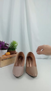 OXXO OXXO รองเท้าคัทชู รองเท้าใส่ทำงาน รองเท้านักเรียน หนังนิ่มเงา ส้นสูง2.5นิ้ว ใส่นิ่มใส่สบาย SM3370