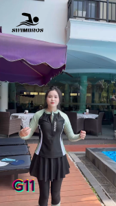 Đồ bơi nữ Swimbros G11 cao cấp dáng ôm sát người chống nắng phù hợp mọi vóc dáng
