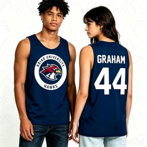 2026 Off Campus Briar University Jersey Graham 44 22 Di Laurentis 66 Tucker46 Vest O-Neck Short Sleeve Men Women Vest 3d Print
