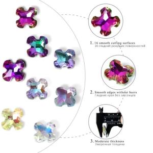 14mm Áo Thánh Giá Hy Lạp Mặt Dây Chuyền Rời Đá Hạt Charm Cho DIY Trang Sức Làm Vòng Tay Dây Chuyền Bông Tai 12 Chiếc