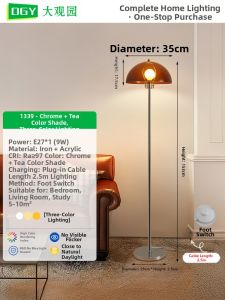 DGY | Vintage French Style Warm Atmosphere Floor Lamp