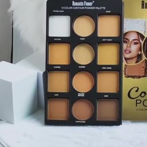 Others | 12 Colors Matte 3D Contour Pressed Powder Repair Tray Concealer Highlight Brighten Women Cosmetics Beauty Makeup