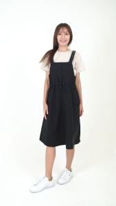 Forest Dress Perempuan | Forest Ladies Polyester Cargo Dungaree Dress - 885106
