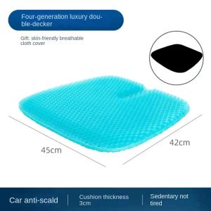 45x42cm Double Thick Gel Seat Cushion Honeycomb Design with Non-Slip Cover for General Motors Increased Breathability Cooling Pa