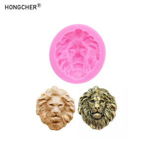 Lion Head Horse Head Resin Jewelry Accessories Drip Mold Mold DIY Handmade Chocolate Flip Cake Baking Decoration Silicone Molds
