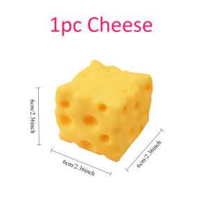 Giant Cube Cheese Squeeze Toy Simulation Extra Large Size Cheese Fidget Toy Slow Rebound Shapeable Venting Ball for Adult Gifts