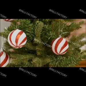 BINLU Twist Ball and Water Drop Christmas Tree Decorations Big 8cm 10cm Christmas Balls and 11cm Water Drop Ornaments Two Tone Glitter Handmade in the Philippines for Home Office and Xmas Tree Decor