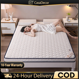 CASA Latex Mattress 8CM Single/ Queen/King Tatami Foldable Mattress Thick Mattress Topper