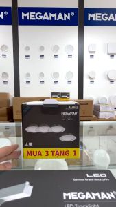 [CHÍNH HÃNG ĐỨC] Combo 8 Bóng Đèn LED Âm Trần Downlight MEGAMAN – Tiết Kiệm Điện