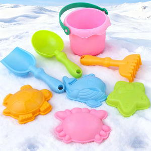 Bộ Dụng Cụ Chơi Bùn Mùa Đông Cho Trẻ Em Búp Bê Nhựa Mềm Shovel Rãnh Nước Ngoài Trời Cho Bé Trai Và Bé Gái Đồ Chơi