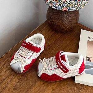 Fashionable Breathable Childrens Shoes Anti-Slip Wear-Resistant Soft Bottom Casual Shoes for Girls Korean Style 2025 Autumn New Arrival