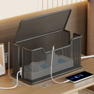 Hộp Sắp Xếp Cáp Ổ Cắm Điện Để Bàn Dung Lượng Lớn