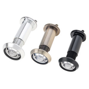 ช่องสอดแนมประตูกันขโมยประตูส่องตาแมวโลหะผสมสังกะสีที่ดูเป็นส่วนตัวหมุนได้200องศาความหนาของประตู1.57ถึง2.56นิ้ว