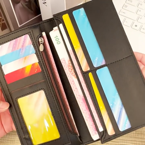 Dompet Panjang Pria Hitam Kulit Remaja Etsuko Kekinian Murah WA1176B5 Fashion Branded Baru