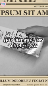 HỘP 12 CÂY BÚT - MẪU BTS