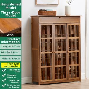 Luxurious High Multi-layered Entryway Storage Cabinet