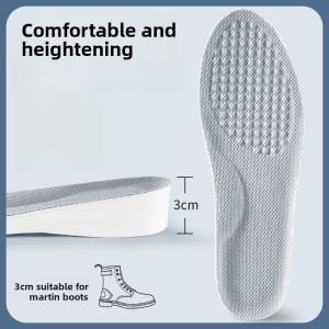 XIANZHAO | Womens Invisible 5cm Heightening Shoe Inserts Arch Support Non-Sagging Small Stature Essential Comfortable Footwear Cushions