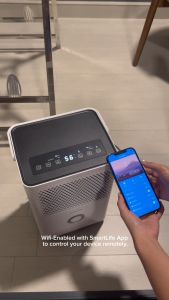 EuropAce 12L Smart Dehumidifier| EDH 3122A (White)| Smart Wifi & Odour Remover | With 1 Year Full Warranty