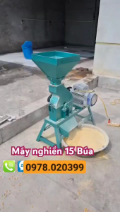 Máy nghiền được các loại gạo ngô lúa tre . máy lắp mô tơ 4hp