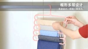 Móc treo quần áo 5 tầng với độ chịu lực tốt bền đẹp theo thời gian sử dụng - Móc Nhựa Treo Khăn Treo Quần Áo 5 Tầng Thông Minh Tiện Lợi Siêu Rẻ