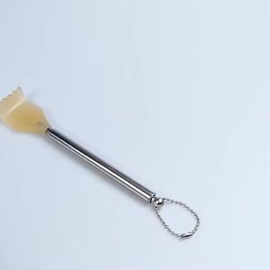 BOSSLU Alat Garuk Punggung Garukan Punggung Bahan Stainless 0DK94