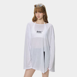 Turn Signal | Fashion Korean Style UV Protection Long Sleeve Thin Loose T-Shirt