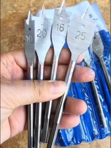 Mata bor kayu KIPAS 6 pcs Flat wood drill bit woodworking skls benz (10 12 16 18 20 25 mm) / Mata Bor Pelubang Kayu Kunci BitSet