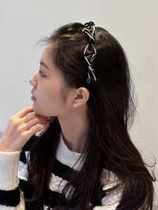 French Vintage Butterfly Knot Thin Hairband: Stylish & Versatile Women's Headband