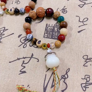 Manik天然十八籽菩提多宝佛珠手串 罗汉圆融 護佑随行 禅意守护之选Natural 18-Seed Prayer Beads Bracelet