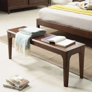Multifunctional Minimalist Style Solid Wood Bench