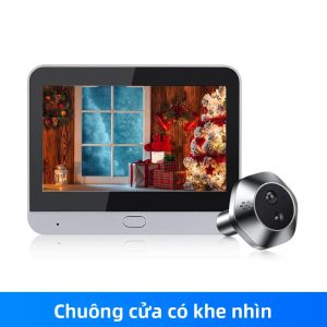 Camera Quan Sát Cửa Kỹ Thuật Số Mini 1080P WiFi Với 120 Độ °   Màn Hình Không Dây Tầm Nhìn Ban Đêm Góc IR Cho An Ninh Gia Đình